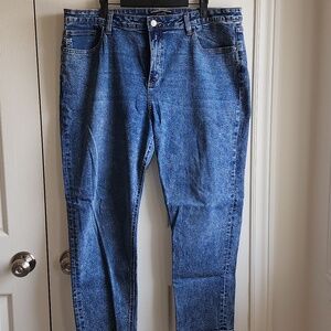 Le Chateau Blue Straight Leg Denim Jeans Sz 18